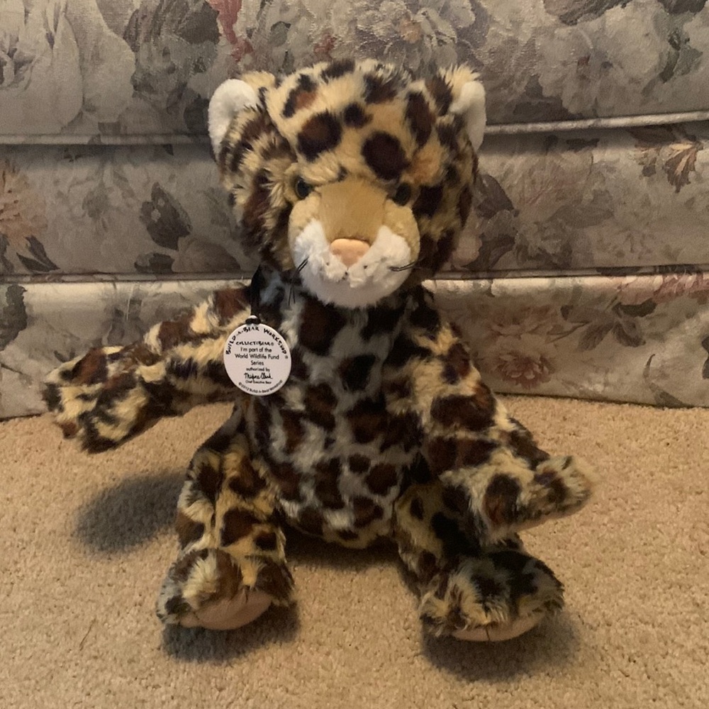 Brand Used Build A Bear WWF Leopard
